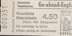Toegangskaart Go Ahead Eagles – Feyenoord