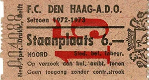 Toegangskaart ADO Den Haag – Feyenoord