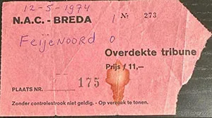 Toegangskaart NAC Breda – Feyenoord