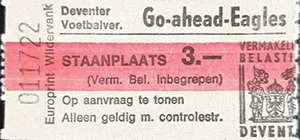 Toegangskaart Go Ahead Eagles – Feyenoord
