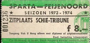 Toegangskaart Sparta Rotterdam – Feyenoord