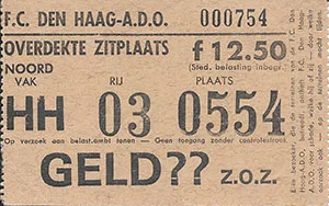 Toegangskaart ADO Den Haag – Feyenoord