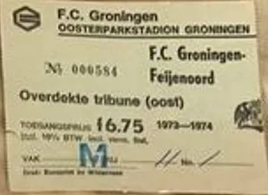 Toegangskaart FC Groningen – Feyenoord