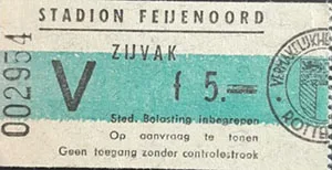 Toegangskaart Feyenoord – Sparta Rotterdam