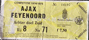 Toegangskaart AFC Ajax – Feyenoord