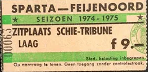 Toegangskaart Sparta Rotterdam – Feyenoord