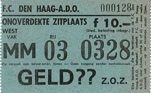 Toegangskaart ADO Den Haag – Feyenoord