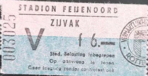 Toegangskaart Feyenoord – Roda JC