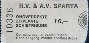 Toegangskaart Sparta Rotterdam – Feyenoord