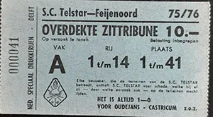 Toegangskaart Telstar – Feyenoord