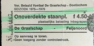 Toegangskaart De Graafschap – Feyenoord