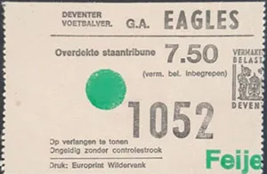 Toegangskaart Go Ahead Eagles – Feyenoord