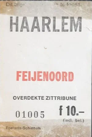 Toegangskaart Haarlem – Feyenoord