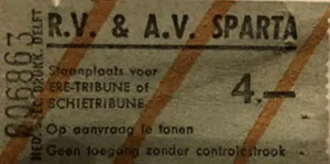 Toegangskaart Sparta Rotterdam – Feyenoord