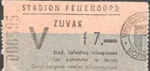 Toegangskaart Feyenoord – Roda JC