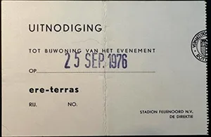 Toegangskaart Feyenoord – De Graafschap
