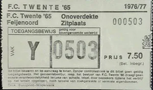 Toegangskaart FC Twente – Feyenoord