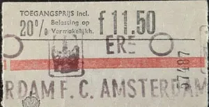 Toegangskaart FC Amsterdam – Feyenoord