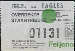 Toegangskaart Go Ahead Eagles – Feyenoord