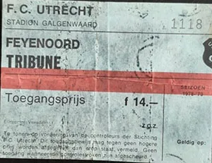 Toegangskaart FC Utrecht – Feyenoord