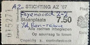 Toegangskaart AZ – Feyenoord