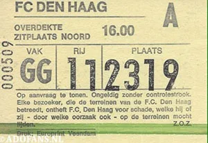 Toegangskaart ADO Den Haag – Feyenoord
