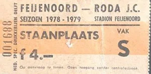 Toegangskaart Feyenoord – Roda JC
