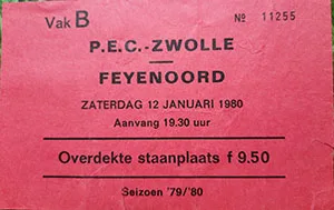 Toegangskaart FC Zwolle – Feyenoord