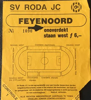 Toegangskaart Roda JC – Feyenoord