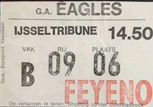 Toegangskaart Go Ahead Eagles – Feyenoord