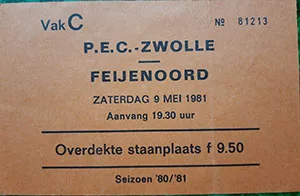 Toegangskaart FC Zwolle – Feyenoord