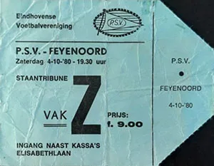 Toegangskaart PSV – Feyenoord