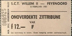 Toegangskaart Willem II – Feyenoord