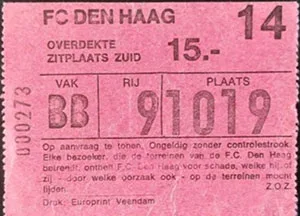 Toegangskaart ADO Den Haag – Feyenoord