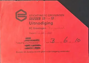 Toegangskaart FC Groningen – Feyenoord