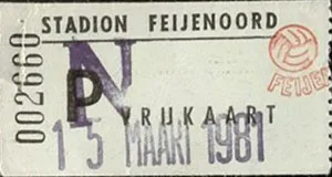 Toegangskaart Feyenoord – FC Wageningen