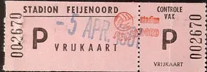 Toegangskaart Feyenoord – PSV
