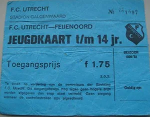 Toegangskaart FC Utrecht – Feyenoord