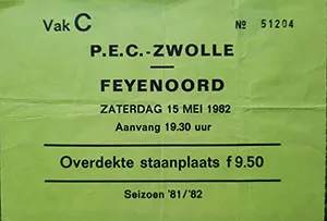 Toegangskaart FC Zwolle – Feyenoord