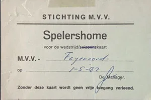 Toegangskaart MVV – Feyenoord