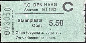 Toegangskaart ADO Den Haag – Feyenoord