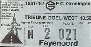 Toegangskaart FC Groningen – Feyenoord