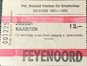 Toegangskaart De Graafschap – Feyenoord