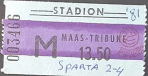 Toegangskaart Feyenoord – Sparta Rotterdam