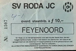 Toegangskaart Roda JC – Feyenoord