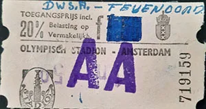 Toegangskaart DWS – Feyenoord