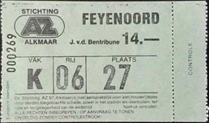 Toegangskaart AZ – Feyenoord