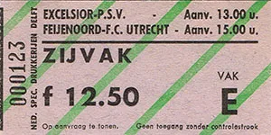 Toegangskaart Feyenoord – FC Utrecht
