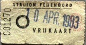 Toegangskaart Feyenoord – Helmond Sport