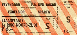 Toegangskaart Feyenoord – FC Den Bosch